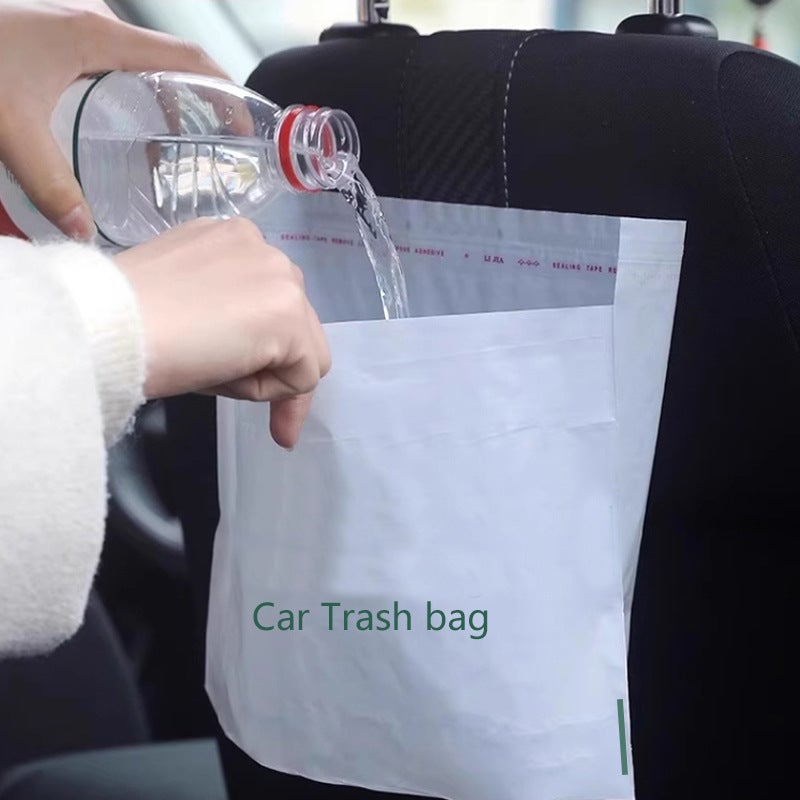Car Trash Bag, Stand-Up Bag With English Letters, Can Stand Upright, Car-Use Self-Standing Cleaning Bag, Vertical Portable New Model - Image 5